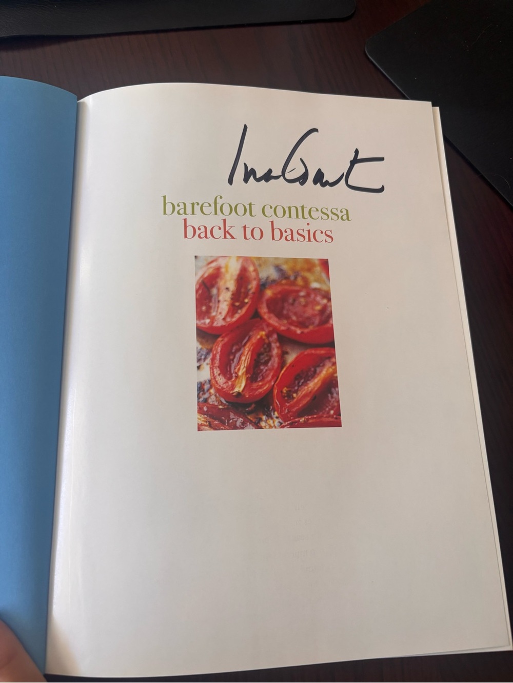 SIGNED COPY Back to Basics - Ina Garten